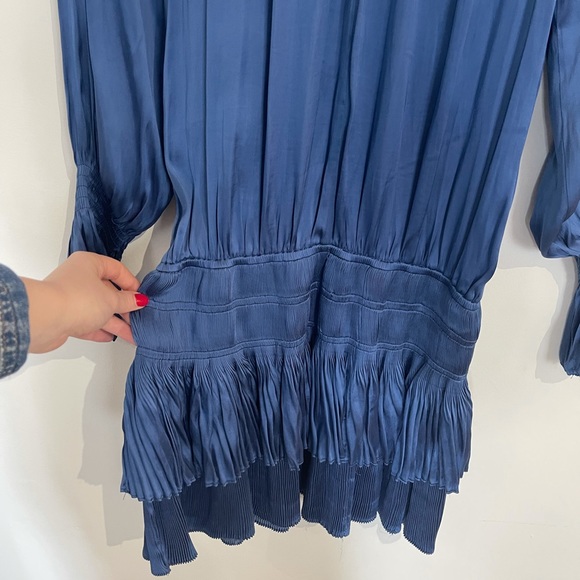 Current Air Los Angeles High Neck Pleated Skirt Dress NWT - Picture 4 of 7